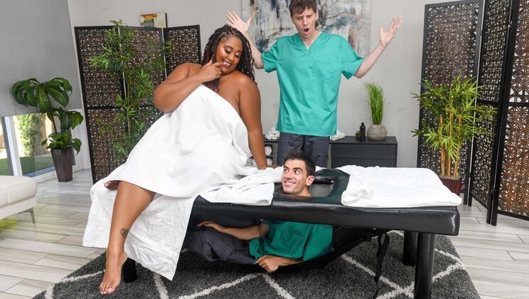 [Brazzers] - Sneaky Masseur Likes Big Tits! Porn Video in Full HD 😜